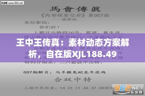 7777788888王中王最新传真1028,可靠操作方案_MT85.486-3